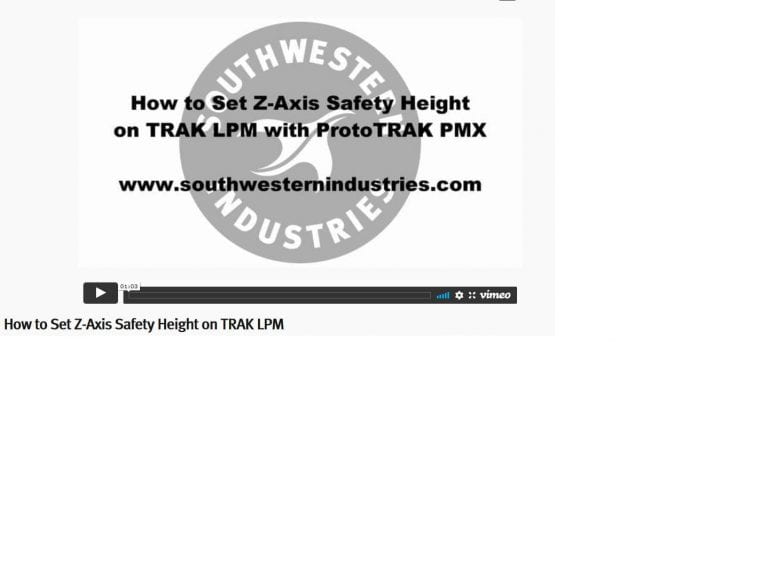 LPM How to Set Z-Axis Safety Height